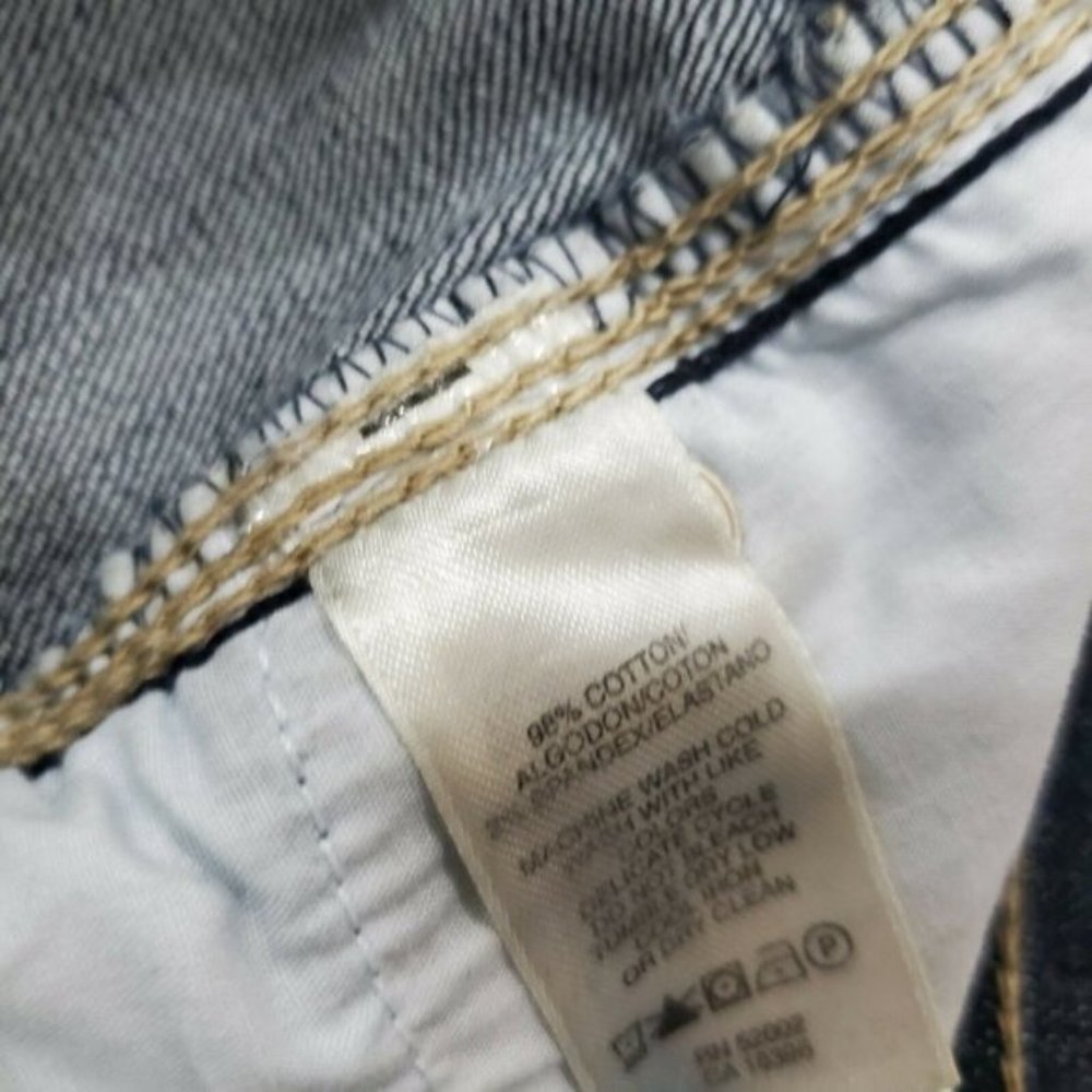 DKNY Jeans women's flare long blue jean pants - Picture 8 of 8